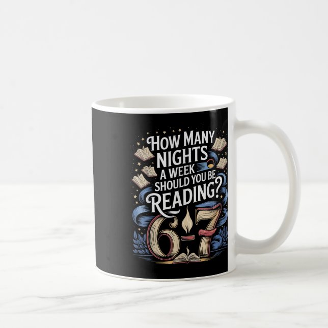 Mug Professeur de lecture 67 Drôle de mème anglais Com (Droite)