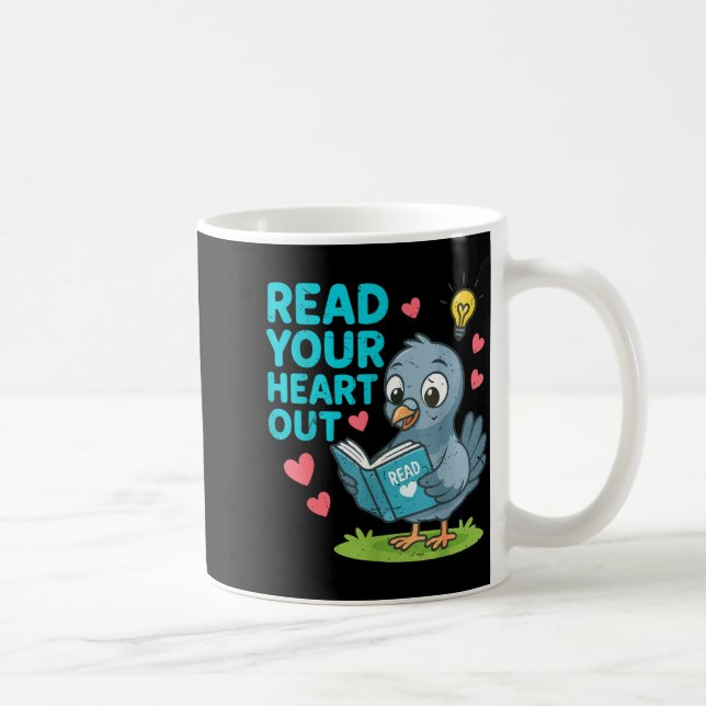 Mug Professeur de lecture Saint-Valentin Lis dans ton  (Droite)