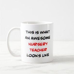 Mug professeur de maternelle, génial
