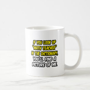 Mug Professeur De Maths Dans Le Dictionnaire...Mon Ima