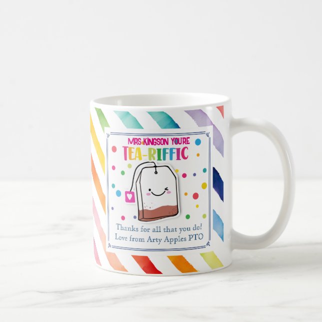 Mug Professeur de Merci, vous êtes professeur de thé-r (Droite)