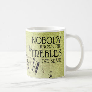 Mug Professeur de musique Funny Treble Joke Nom Modè
