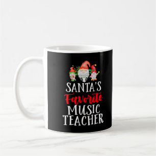 Mug Professeur de musique préféré du Père Noël Funny C