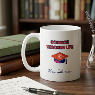 Mug Professeur de sciences, éducateur de vie, apprécia