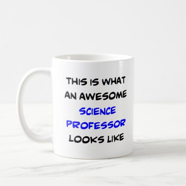 Mug professeur de sciences, génial (Gauche)