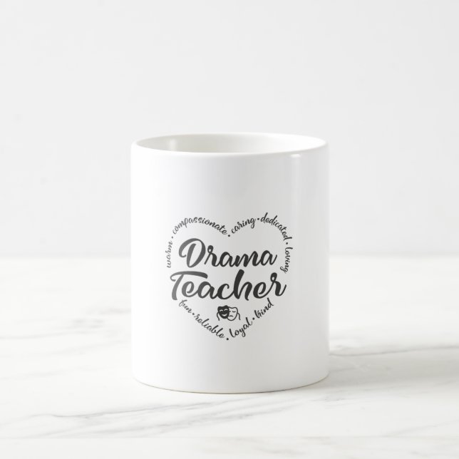 Mug Professeur de théâtre, théâtre, discours et théâtr (Centre)