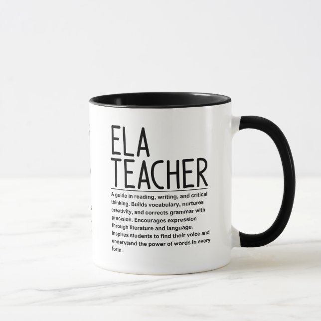 Mug Professeur d'ELA (Droite)