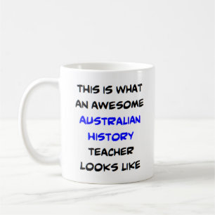 Mug professeur d'histoire australienne, génial