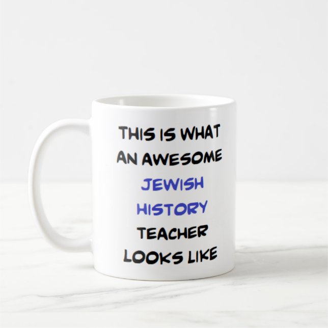 Mug professeur d'histoire juive, génial (Gauche)