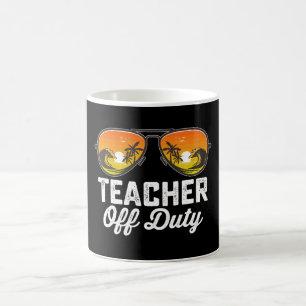 Mug Professeur Hors Service Lunettes de soleil Dernier
