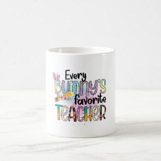 Mug Professeur Préféré de chaque lapin, Bonne Pâques