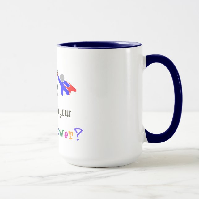 Mug Professeur Superhero (Droite)