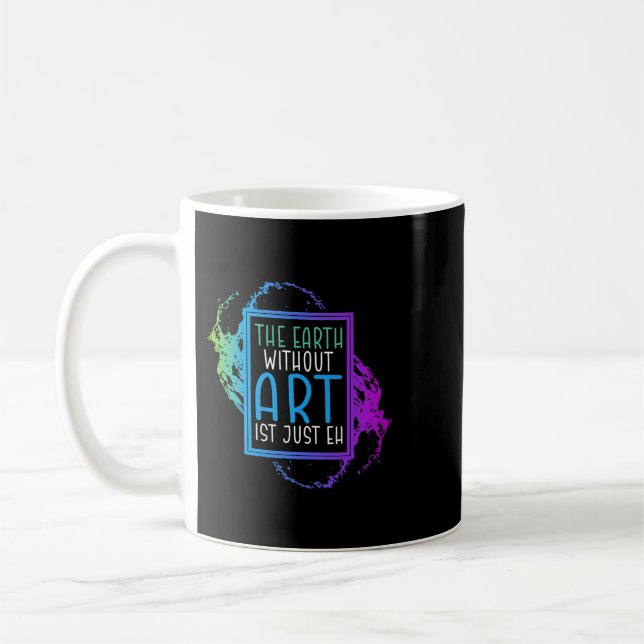 Mug Professeur Travail Art Professeur Peintre Peinture (Gauche)