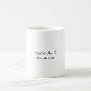 Mug Professional Modern Minimaliste Nom d'écriture man