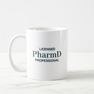 Mug Professionnel PharmD Licencié Personnalisé