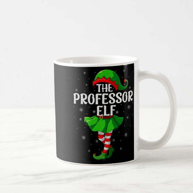 Mug Professor Elf Christmas Girls Women Elf Squad Xmas (Droite)