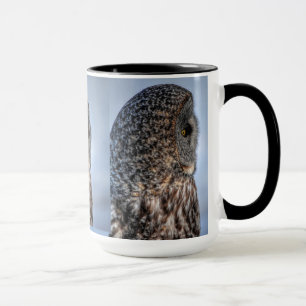 Mug Profil de la faune de la Chouette grise - Raptor