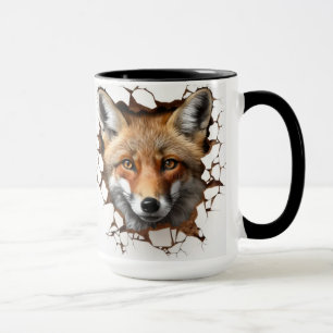 Mug profil renard rouge