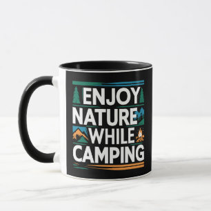 Mug Profitez de la nature en camping