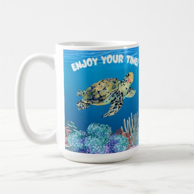 Mug Profitez de la tortue (Gauche)