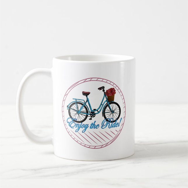 Mug Profitez Du Vélo Bleu Ride (Gauche)