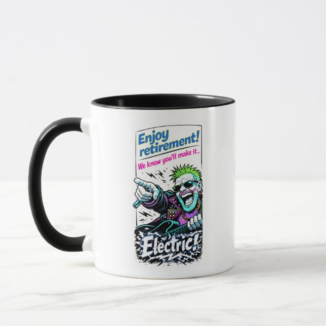 Mug Profitez d'une retraite électrique ! (Gauche)