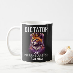 Mug Programme de persuasion Citation de chats amusante
