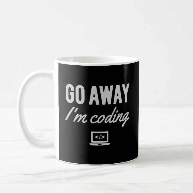 Mug Programmer Coder Ingénieur Logiciel Aller De Côté  (Gauche)