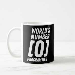 Mug Programmer Coding World's Number 0 Programmer