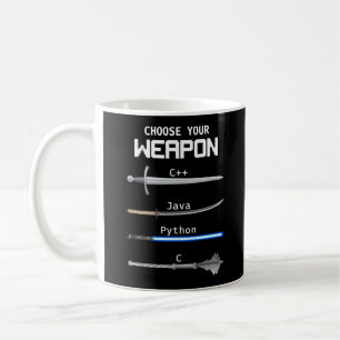 Mug Programmer le codage Choisissez votre arme C Java 