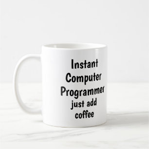 Mug Programmeur Ordinateur Instantané Ajouter Citation