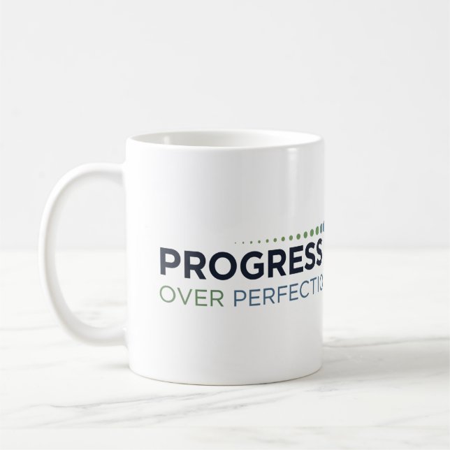 Mug Progrès sur la perfection (Gauche)