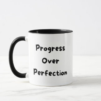 Mug Progrès sur la perfection