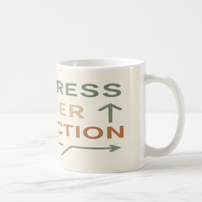 Mug Progrès sur la perfection (Droite)