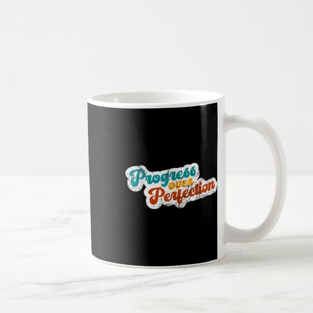 Mug Progrès sur la sensibilisation à la perfection en  (Droite)