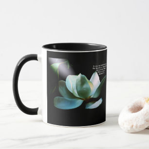 Mug Projecteur de gros plan sur Magnolia Matthieu 5:16