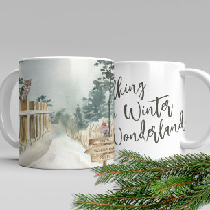 Mug Promenade dans un paysage hivernal de Wonderland