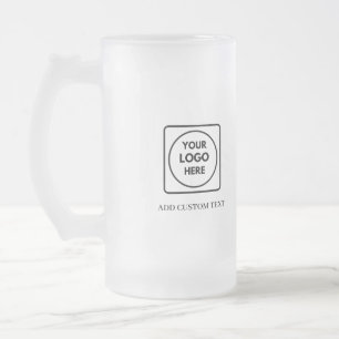 Mug promo bière givré logo personnalisé sans minim