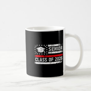 Mug Promotion 2026 drapeau américain senior lycée