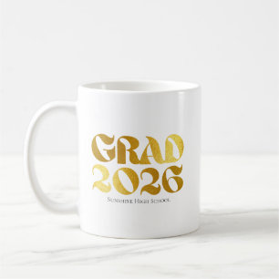 Mug Promotion 2026 Typographie Noir et Or