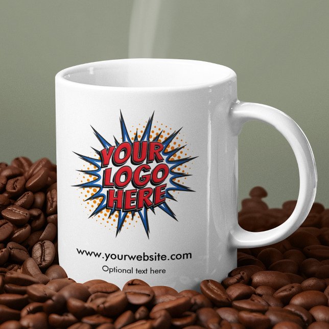 Mug Promotion du logo d'entreprise (Créateur téléchargé)