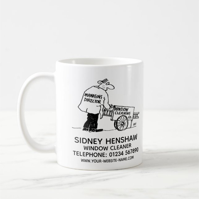 Mug Promotion du nettoyeur de fenêtres (Gauche)