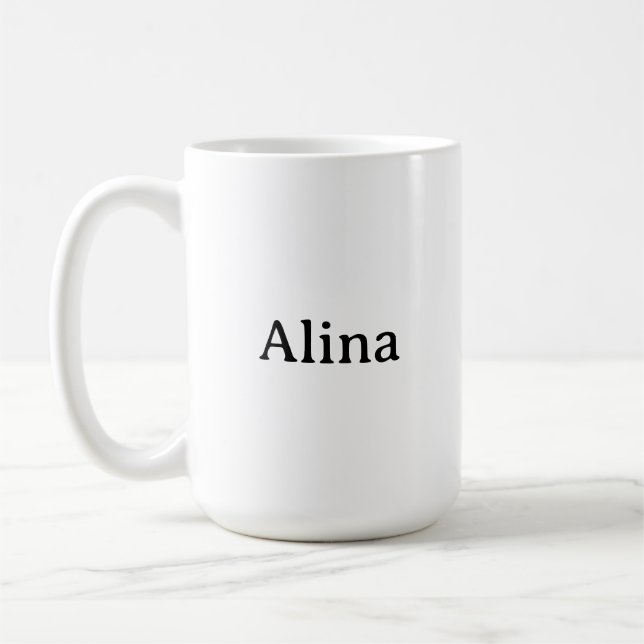 Mug Promotion Simple de Marque 15 oz Classique (Gauche)