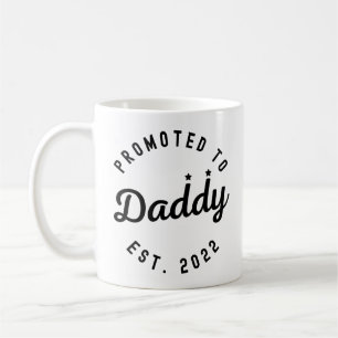 Mug Promu à Daddy Est. Nouveau père 2022