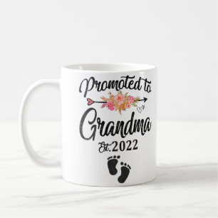 Mug Promu À Grand-Mère 2022 Première Grand-Mère 