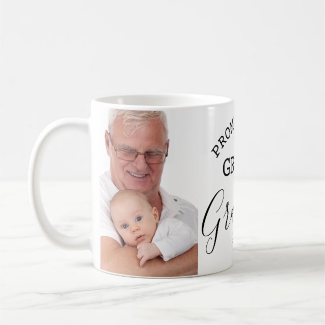 Mug Promu à Grand-Père 2 Collage photo (Gauche)