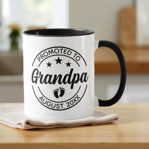 Mug Promu à grand-père Faire-part de grossesse personn