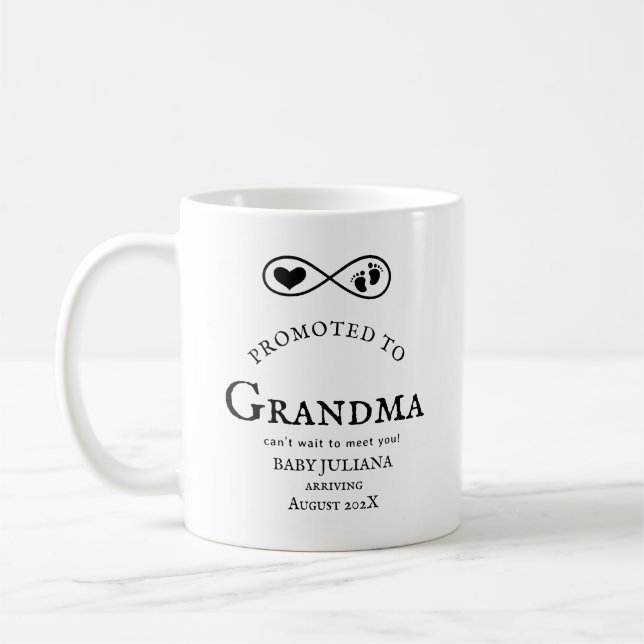 Mug Promu à GrandMa Faire-part de grossesse (Gauche)