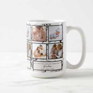 Mug Promu à la citation de Collage de photos de grand-