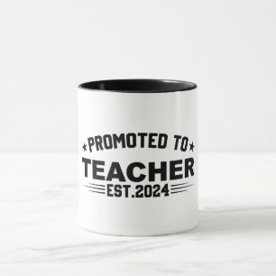 Mug Promu À L'Enseignant Est.2024